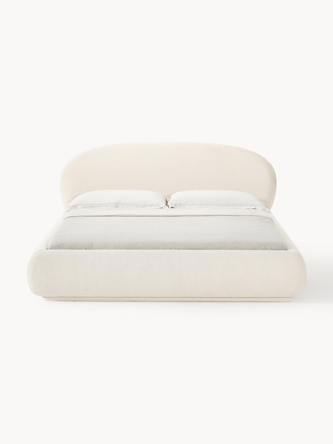 Alba rounded quilted terry bed