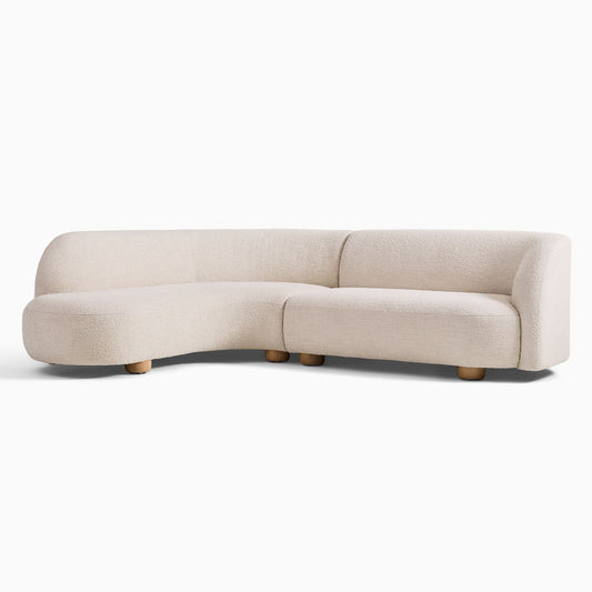 Laurent 2-Piece Wedge Chaise Sectional