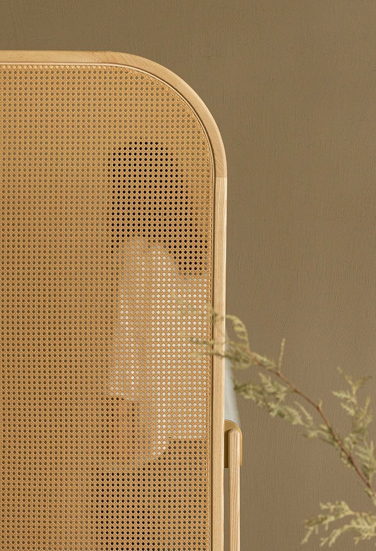 Single Rattan Partition