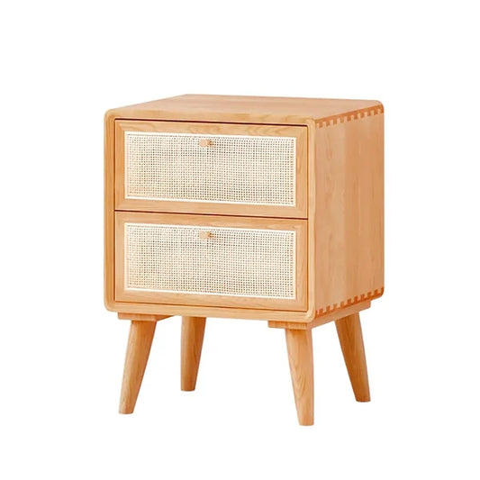 Katilo Nightstand Rattan and natural wood