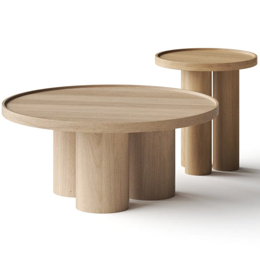 Delta Round Coffee Table Set - 2P