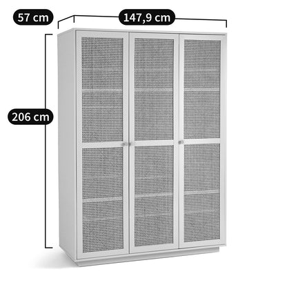 Paola Triple Wardrobe