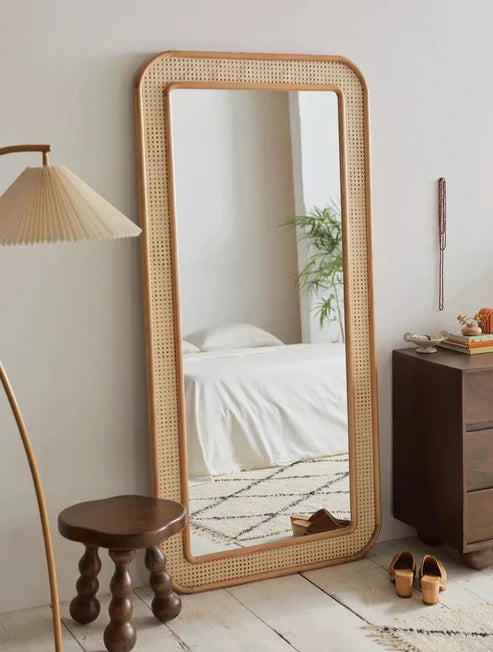 Bamboo Wall Mirror