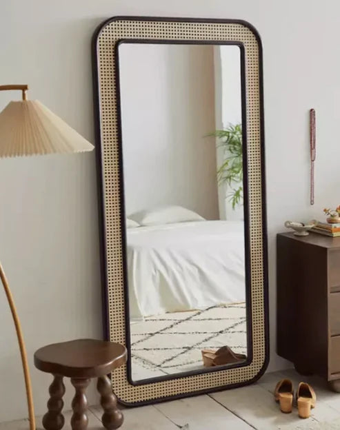 Bamboo Wall Mirror