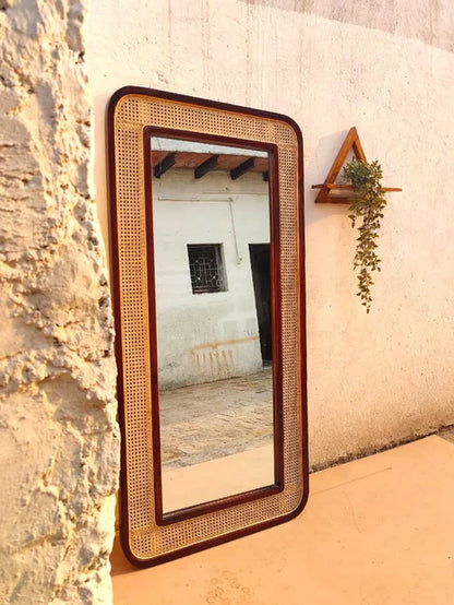 Bamboo Wall Mirror