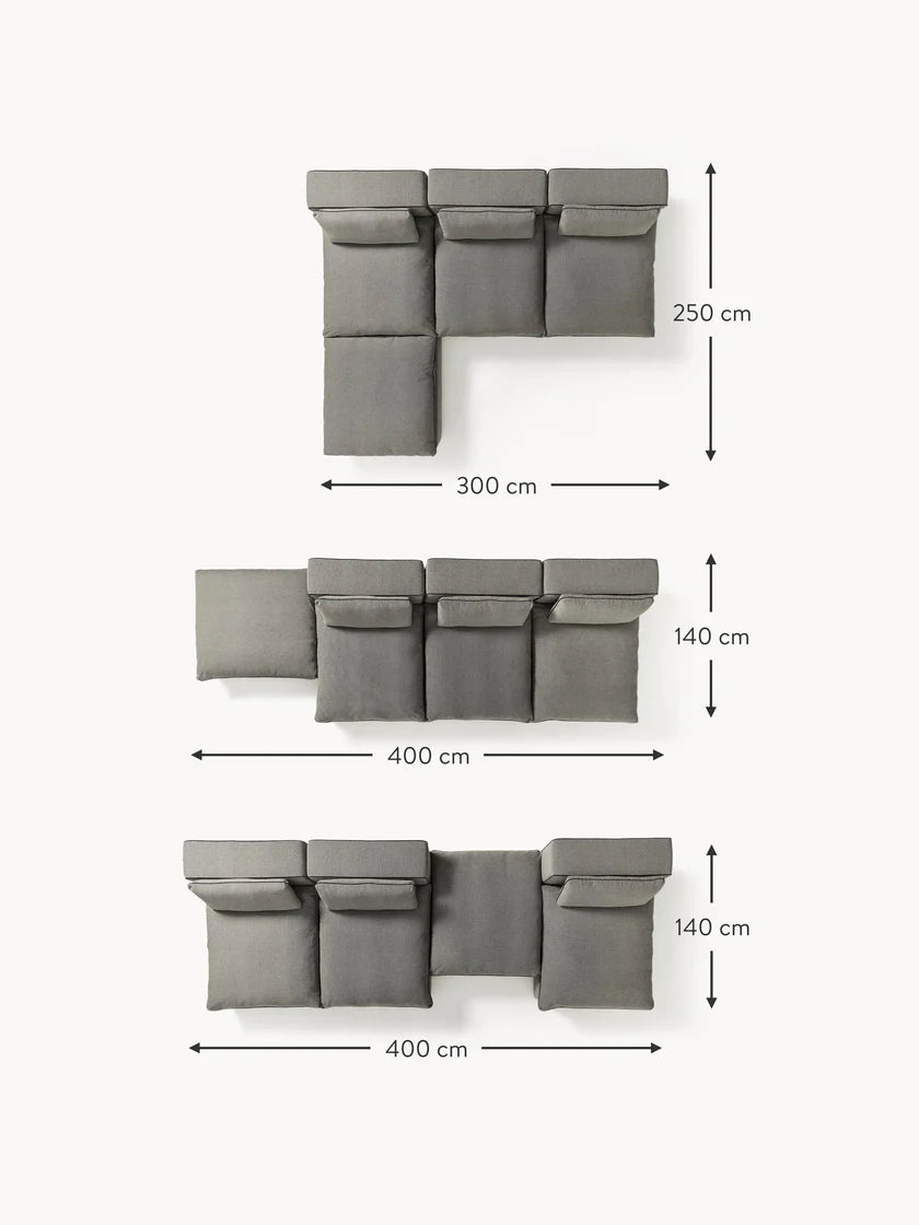Cedar modular sofa