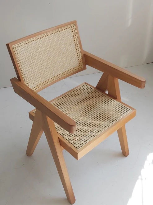 Rustic rattan chair