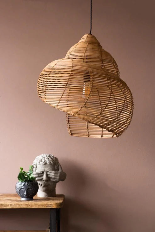 Sea Shell Bamboo Pendant