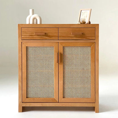 Alina Rattan Shoe Storage