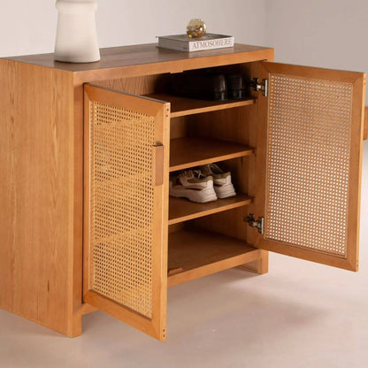 Rattan Shoe Storage