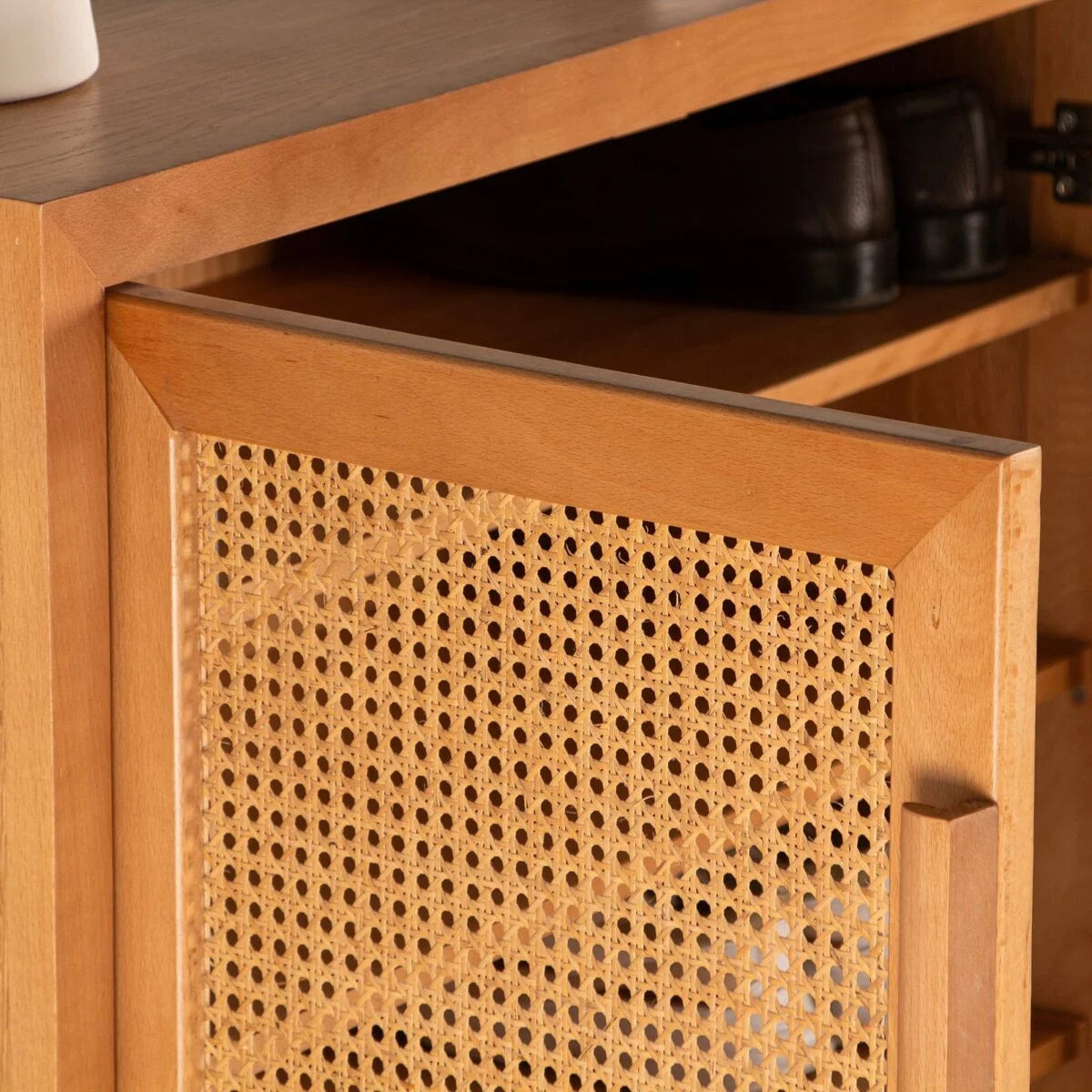 Rattan Shoe Storage