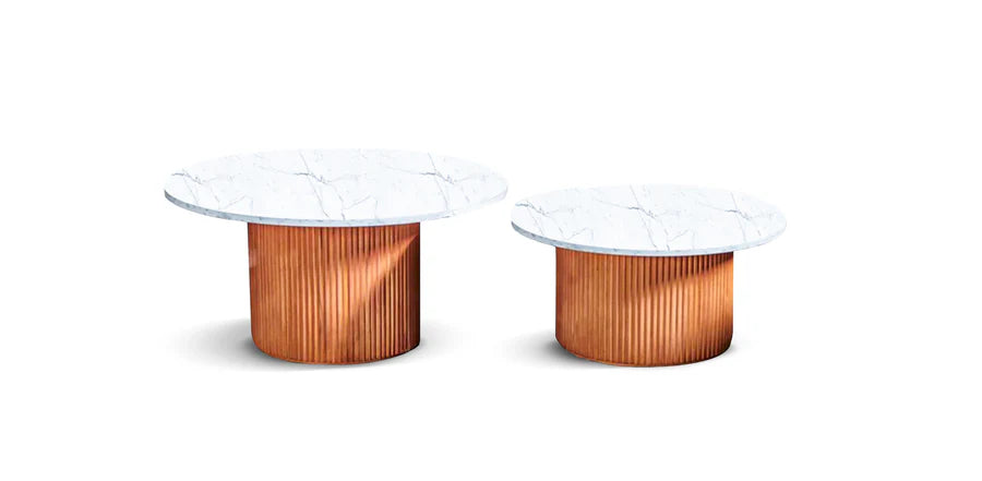 Landing Marble Coffee Table Set - 2P