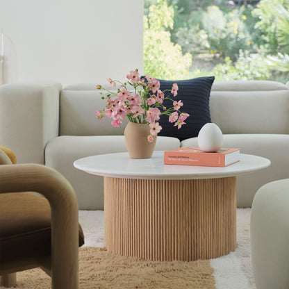 Ellington Marble Round Coffee Table