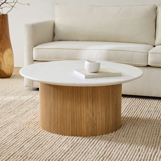 Ellington Marble Round Coffee Table