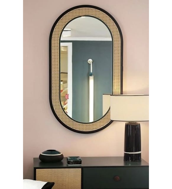 Wicker Decorative Wall Mirror