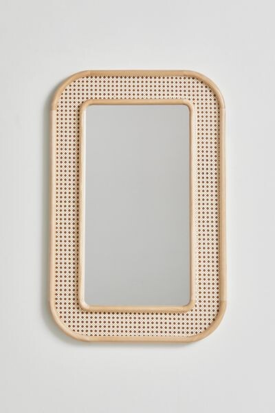 Mabelle Rattan Mirror