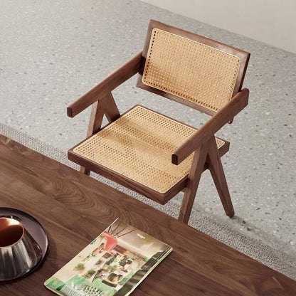 Rustic rattan chair