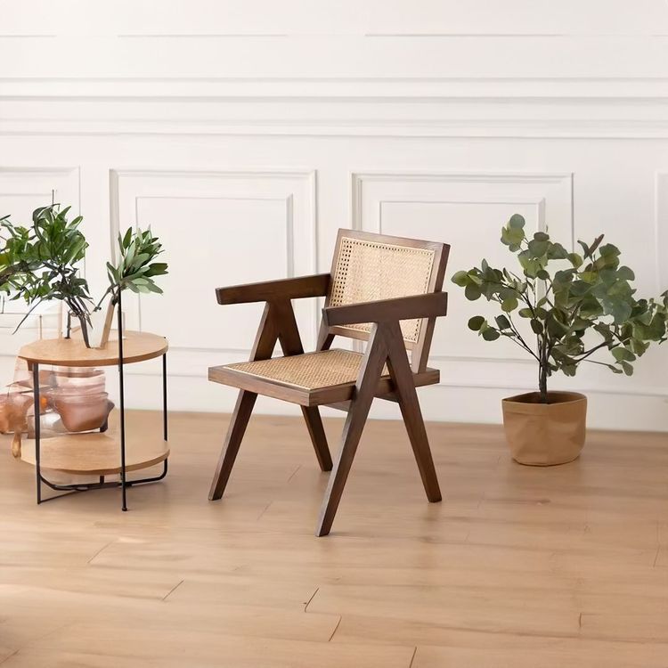 Rustic rattan chair