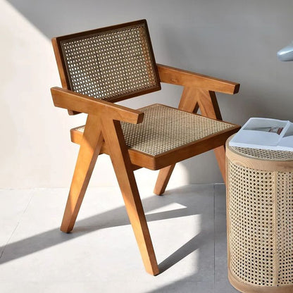 Rustic rattan chair