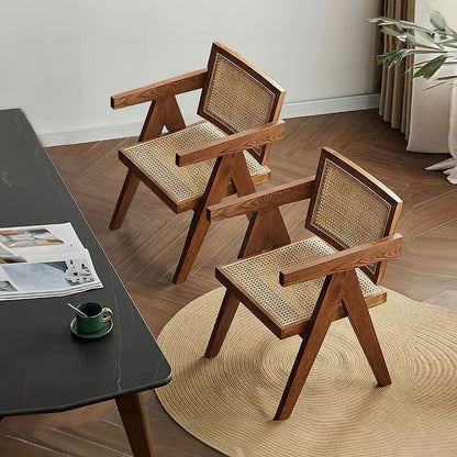 Rustic rattan chair