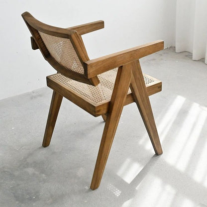 Rustic rattan chair