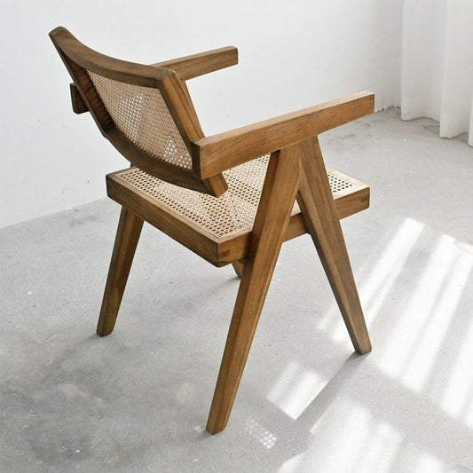 Rustic rattan chair